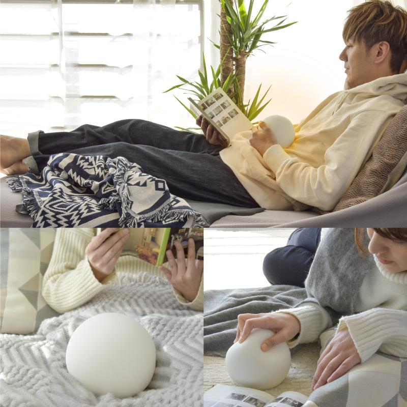 enetanpo 湯たんぽ レンジ エコ 注水式 ゆたんぽ シリコン 球型 電子