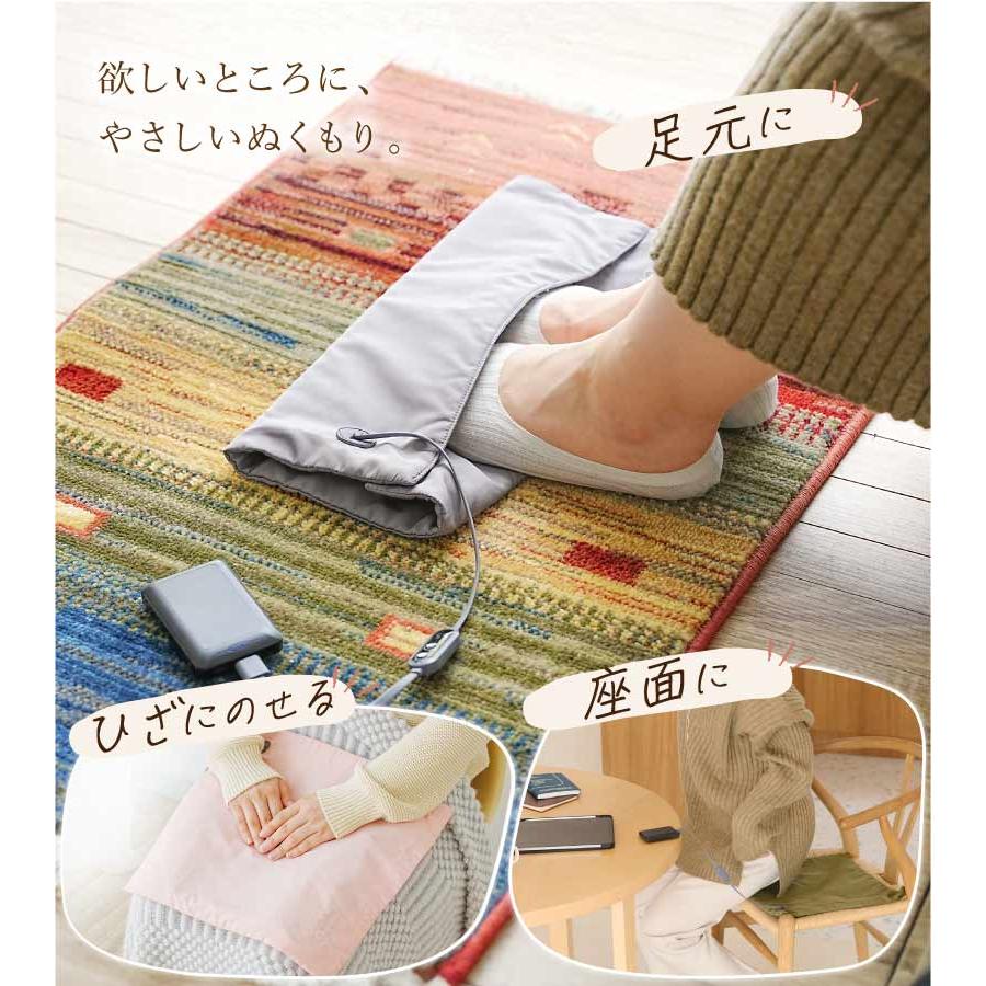 enetanpo ホットマット usb 選べる2タイプ ミニ ホットカーペット 一人