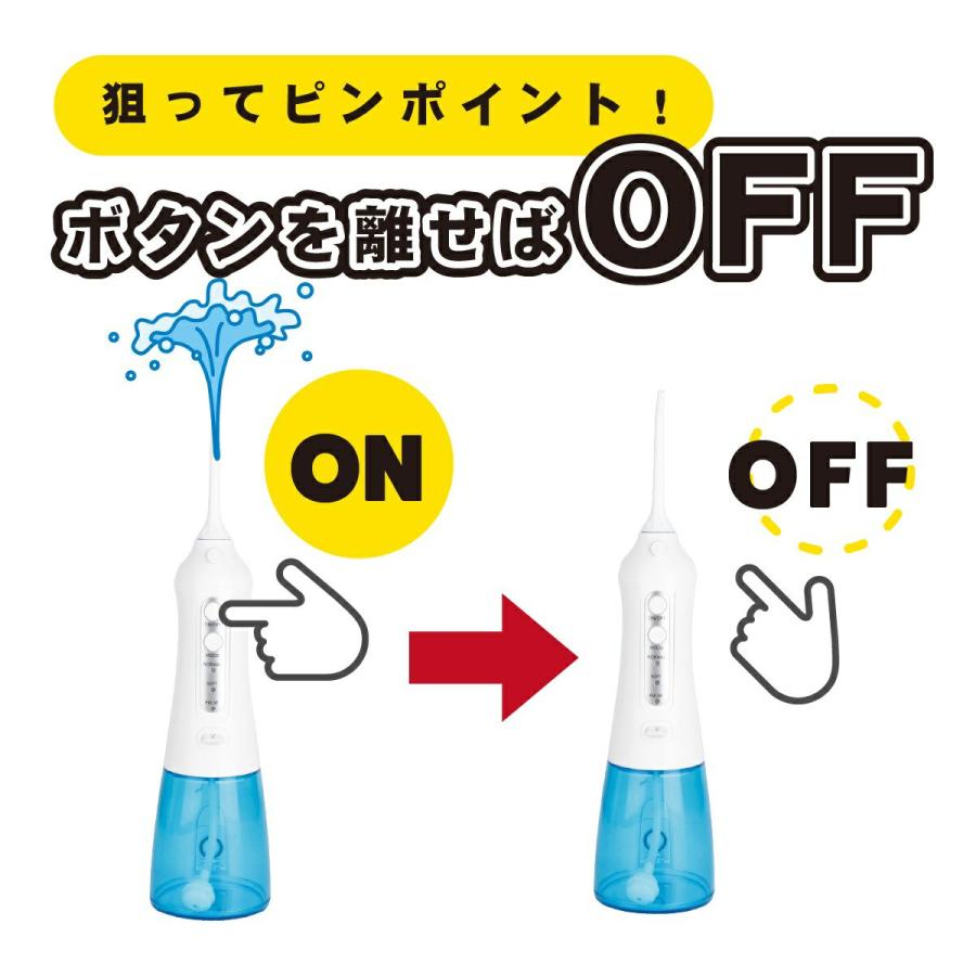 アントレックス 口腔洗浄器 電動 高圧洗浄 虫歯予防 歯垢除去 ノズル6