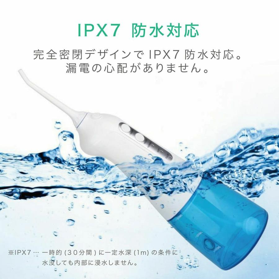アントレックス 口腔洗浄器 電動 高圧洗浄 虫歯予防 歯垢除去 ノズル6