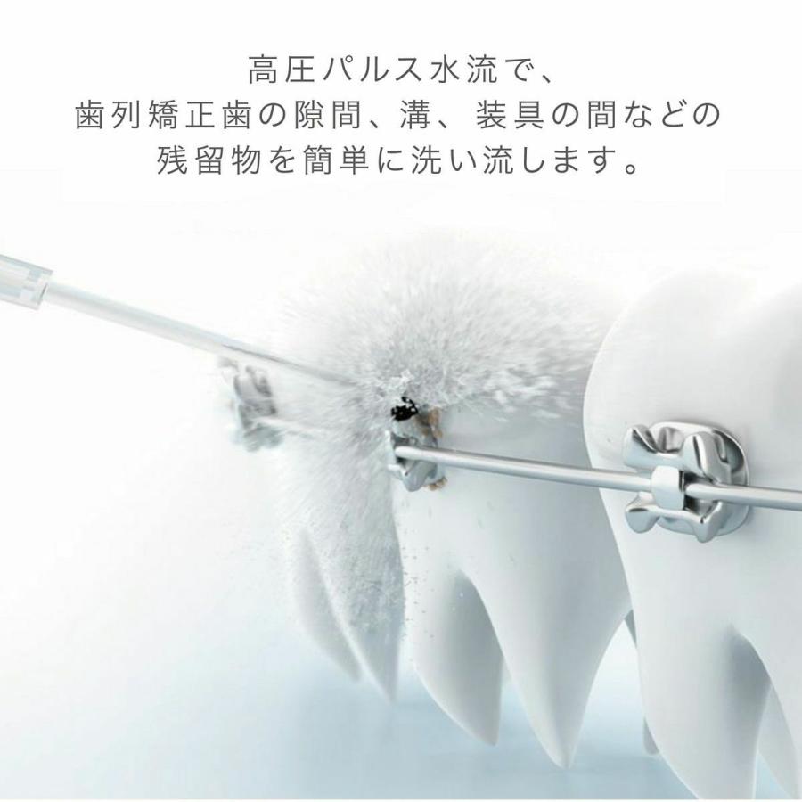 アントレックス 口腔洗浄器 電動 高圧洗浄 虫歯予防 歯垢除去 ノズル6