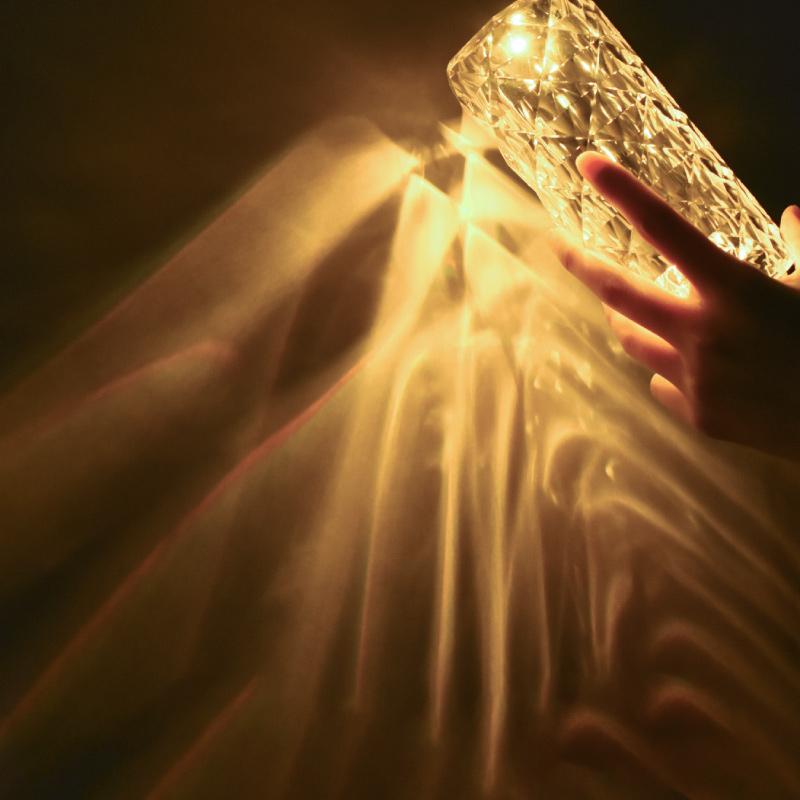 大河商事 LED クリスタルライト リモコン付き 10段階調光 16色