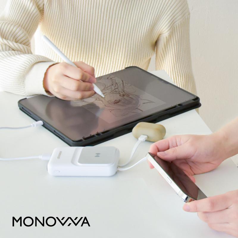 MONOWA モバイルバッテリー 大容量 10000mAh 急速充電 MONOWA モバイルバッテリー 大容量 10000mAh 急速充電