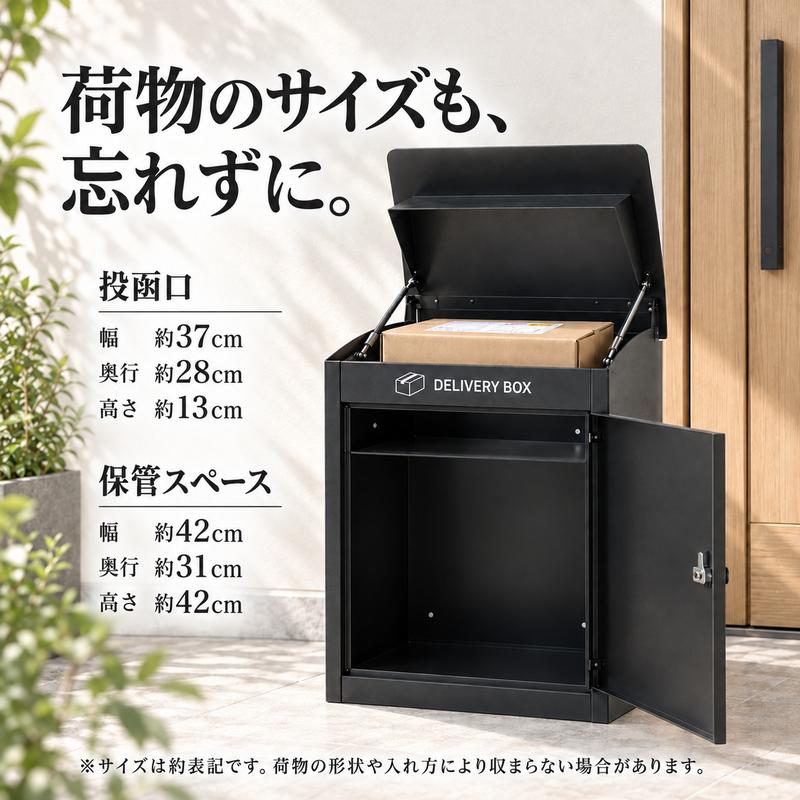 宅配ボックス 戸建て 置き型 ダイヤル錠付き 複数投函 宅配BOX 玄関