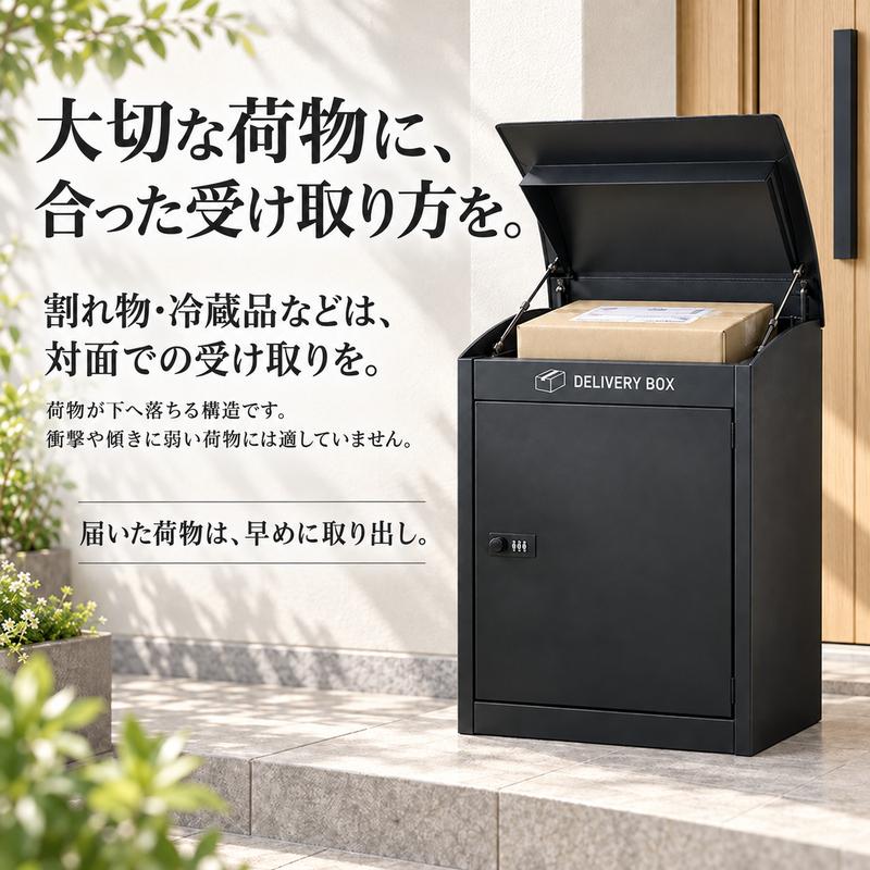 宅配ボックス 戸建て 置き型 ダイヤル錠付き 複数投函 宅配BOX 玄関