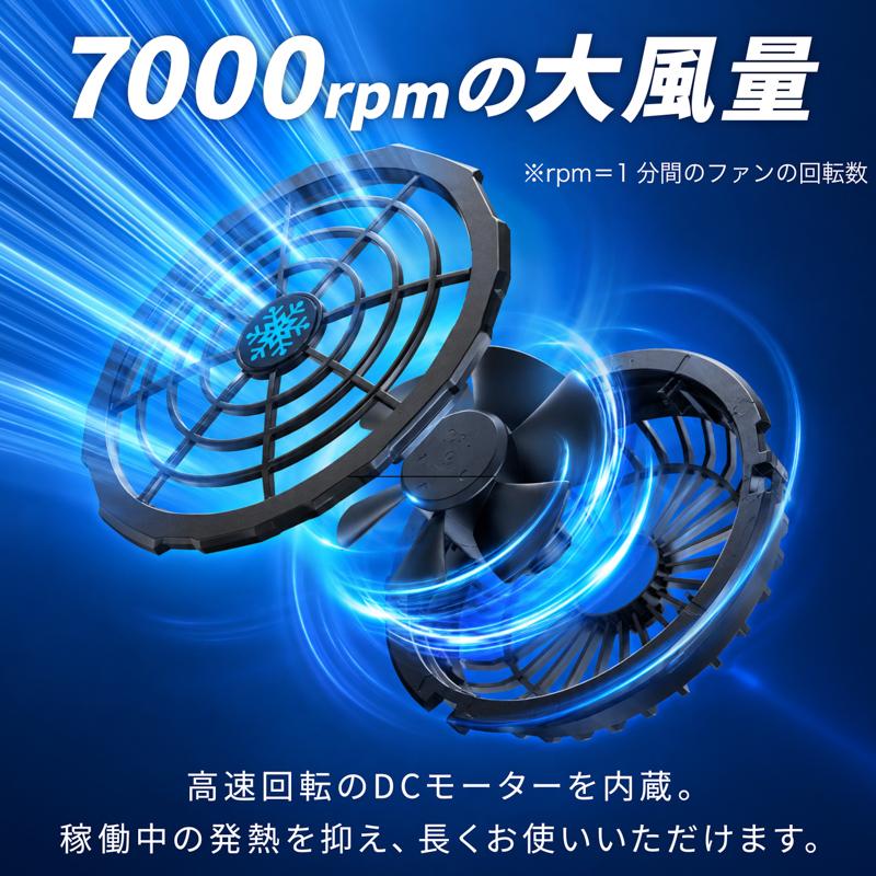 空調作業服 ファン付きベスト 30V 空調ベスト 20000mAh バッテリー