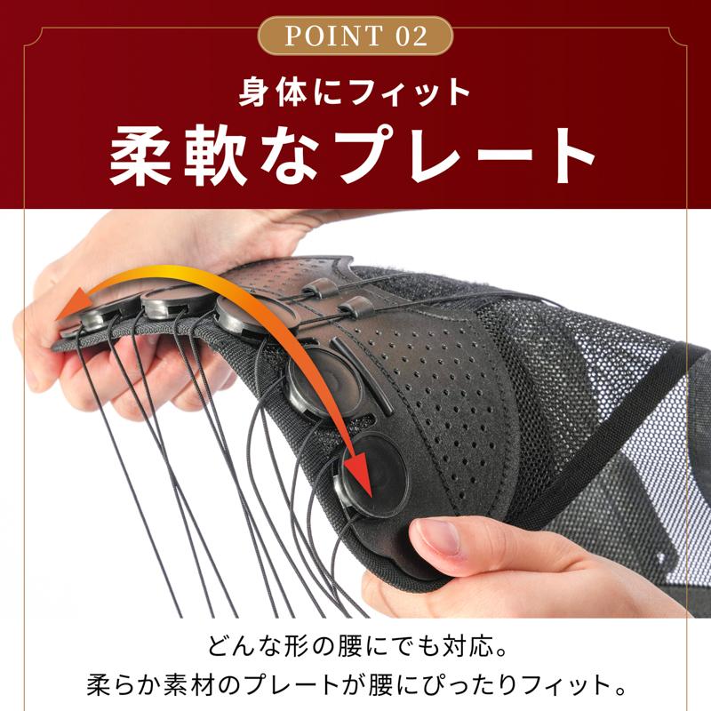 POWERS Dr. 骨盤ベルト 腰痛 コルセット 骨盤サポーター 腰サポーター