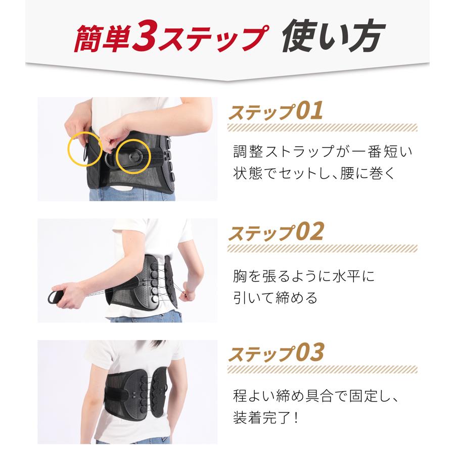 POWERS Dr. 骨盤ベルト 腰痛 コルセット 骨盤サポーター 腰サポーター