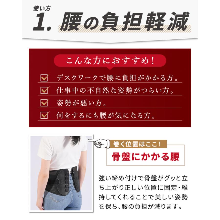 POWERS Dr. 骨盤ベルト 腰痛 コルセット 骨盤サポーター 腰サポーター