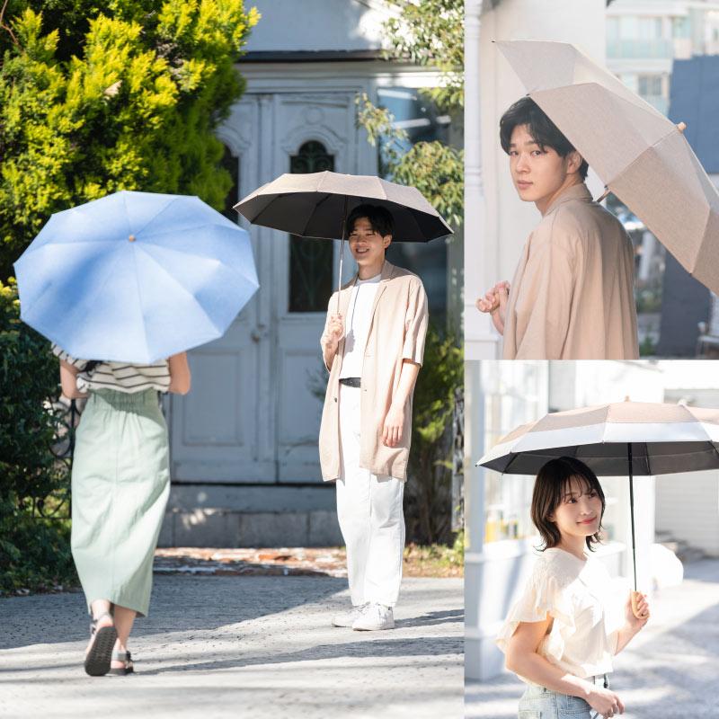 SOLSHADE 日傘 折りたたみ 完全遮光 10本骨 遮光率100% UVカット SOLSHADE 日傘 折りたたみ 完全遮光 10本骨 遮光率100% UVカット