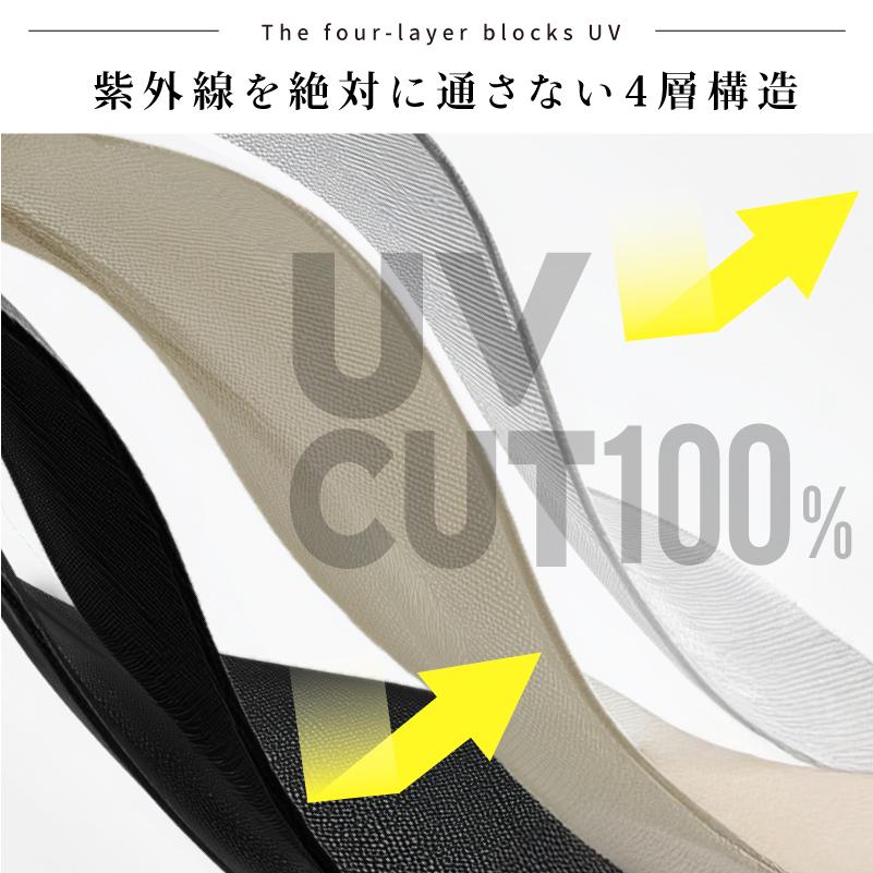 日傘 完全遮光 折りたたみ 晴雨兼用 遮光率100% UPF50+ 紫外線カット uvカット レディース 8本骨 折りたたみ傘 折りたたみ日傘 傘 暑さ対策 熱中症対策 おすすめ | SOLSHADE | 05