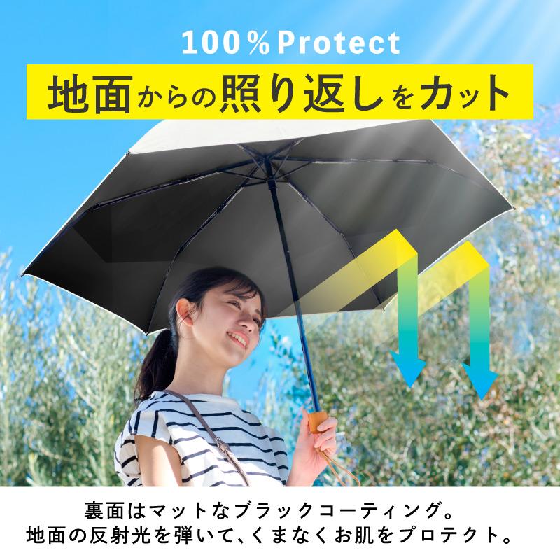 SOLSHADE（ソルシェード） 日傘 折りたたみ 完全遮光 サラ生地 × 天然