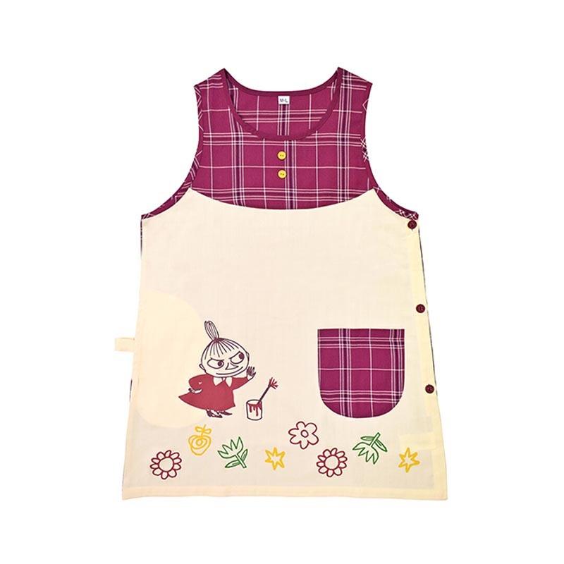 MOOMIN（ムーミン） エプロン チェックボルドー エプロン タオル
