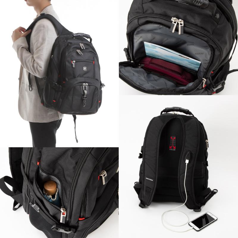 SWISSWIN [スイスウィン] 大容量多機能リュックサック sw8112I リュック swisswin スイスウィン リュックサック 大容量 防水