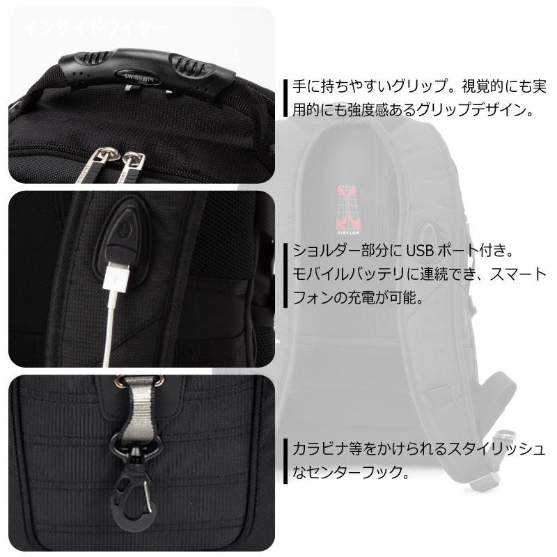 SWISSWIN スイスウィン リュック 大容量 38L 撥水 通学 通勤 リュック