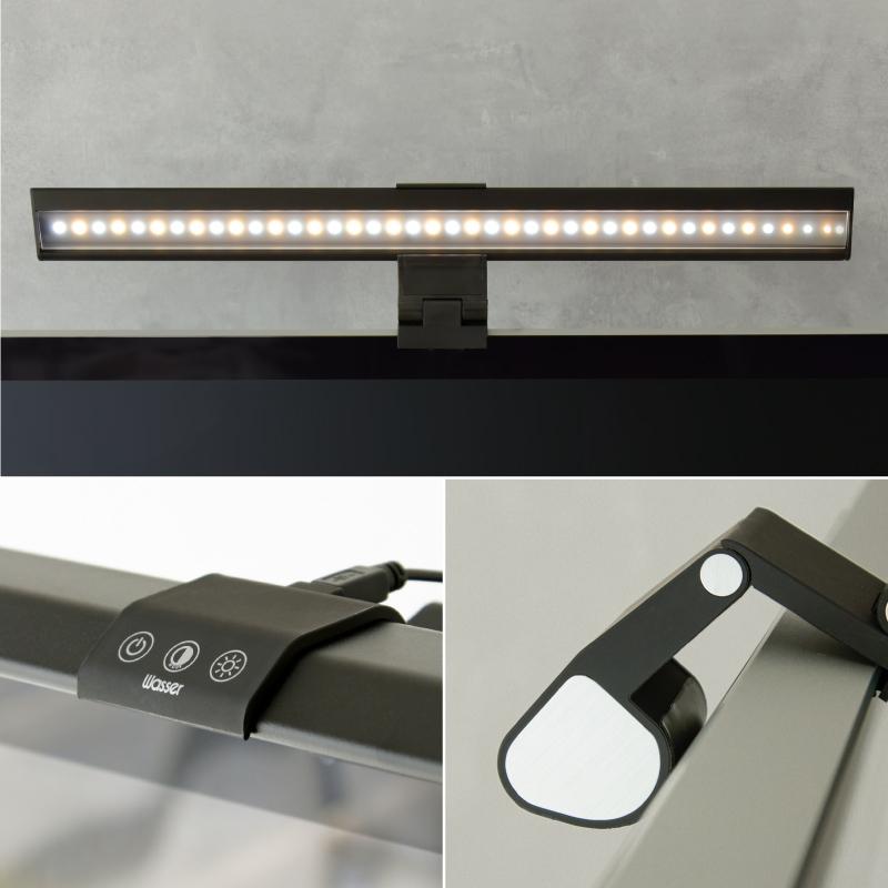 モニターライト LED PCライト USB 調光 調色 目に優しい 画面反射防止 パソコンライト 掛け式ライト クリップライト LEDライト デスクライト｜kurashikan｜15