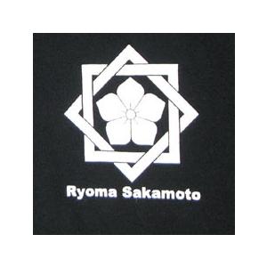 坂本龍馬 和柄半袖tシャツ メンズ 倉敷屋 ブラック黒 ホワイト白 家紋 歴史 将軍 刀剣 ユニセックス Busyo 001s 倉敷屋 通販 Yahoo ショッピング
