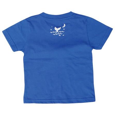 キッズ面白Tシャツ カットソー 半袖 くじら 子供 ぷくぷく クジラ鯨