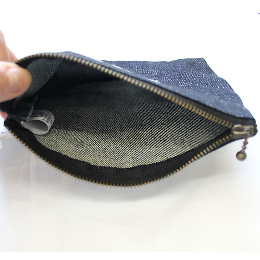 鬼太郎本舗ポーチ デニム ゲゲゲ 小物入れ 日本製 レトロ鬼太郎 目玉