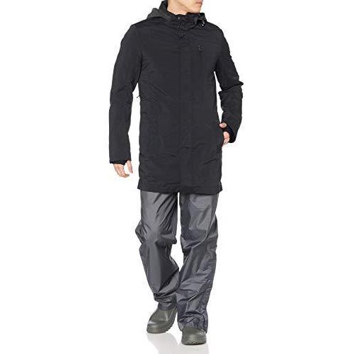 ワンピなど最旬ア パッカブル パジャール レインジャケット S ブラック メンズ コロ レインコート Kgplast Com