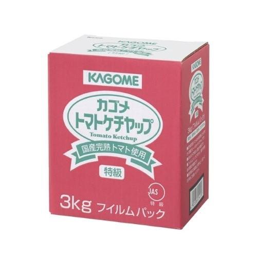 カゴメ株式会社 カゴメ 国産トマト100%使用トマトケチャップ 3kg×4個セット｜kurashino-mart