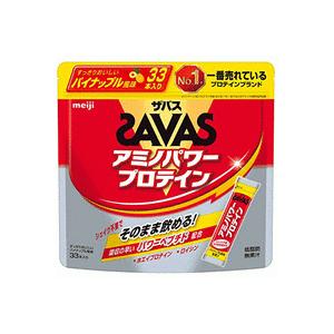 明治 ザバス(SAVAS) ザバス アミノパワープロテイン パイナップル風味(4.2g*33本入り)×１２個セット