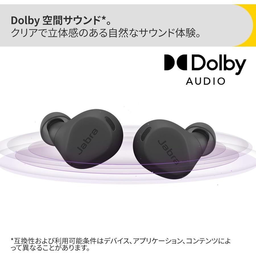 Jabra Elite 8 Active 完全ワイヤレスイヤホン ダークグレー Jabra Elite 8 Active 完全ワイヤレスイヤホン ダークグレー