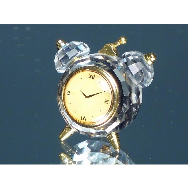 スワロフスキー 置き物 目覚まし時計 :2007088-g:くらしのくらヤフー店