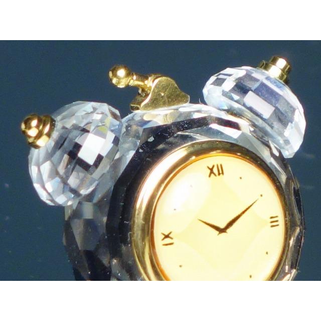 スワロフスキー 置き物 目覚まし時計 :2007088-g:くらしのくらヤフー店