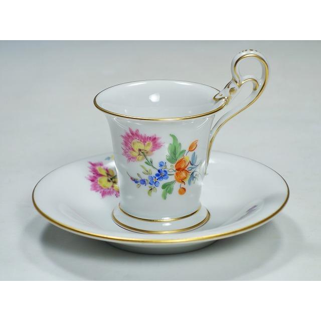 マイセン Meissen コーヒー カップ ソーサー 3つ花 ベーシックフラワー チョコレートカップ G くらしのくらヤフー店 通販 Yahoo ショッピング