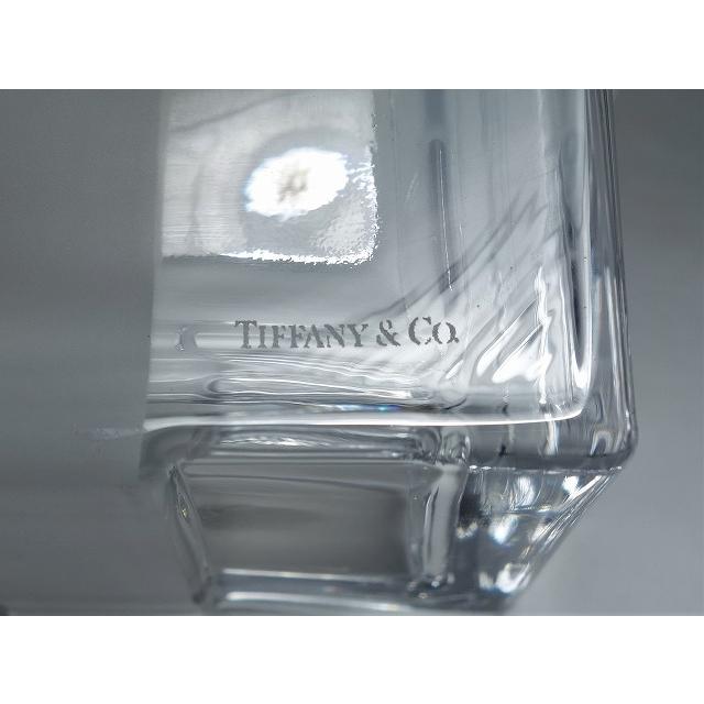 TIFFANY＆Co. ティファニー ガラス ジュエリーボックス 8cm リボン 