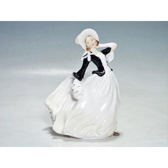 ロイヤルドルトン Royal Doulton フィギュリン 人形 女性 オータム ブリーズ モノトーン :2210069-g:くらしのくらヤフー店 -  通販 - Yahoo!ショッピング
