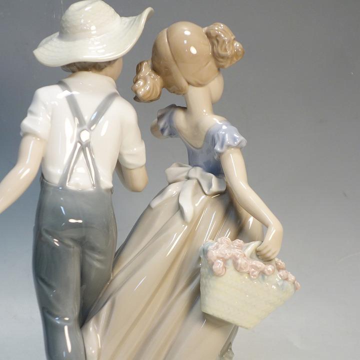 リヤドロ 人形 LLADRO 恋の芽吹き Love in bloom 23cm #5292｜kurashinokura｜09