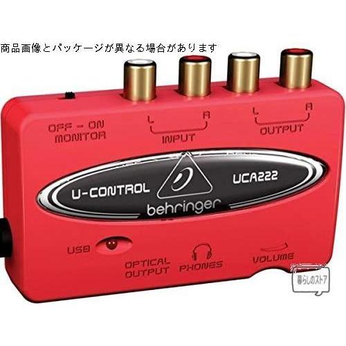 ベリンガー 2入力2出力 デジタル出力搭載USBオーディオインターフェース UCA222 U-CONTROL レッド｜kurashinoshutoa｜02