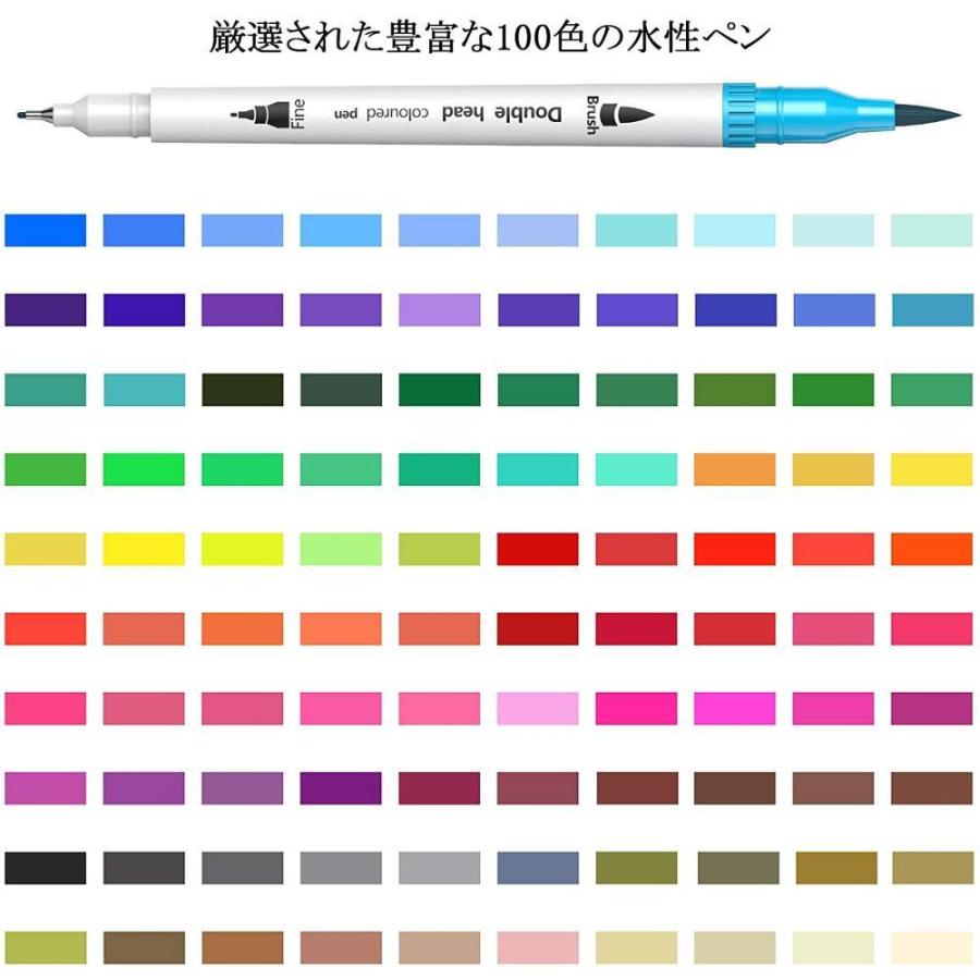 水性ペン 100色セット U Uzopi カラーペン イラストペン 細字太字両用 人気 水彩毛筆 塗り絵 Diy 事務用 勉強用 大人用 子供用 収 Gys 暮らしのストア 通販 Yahoo ショッピング
