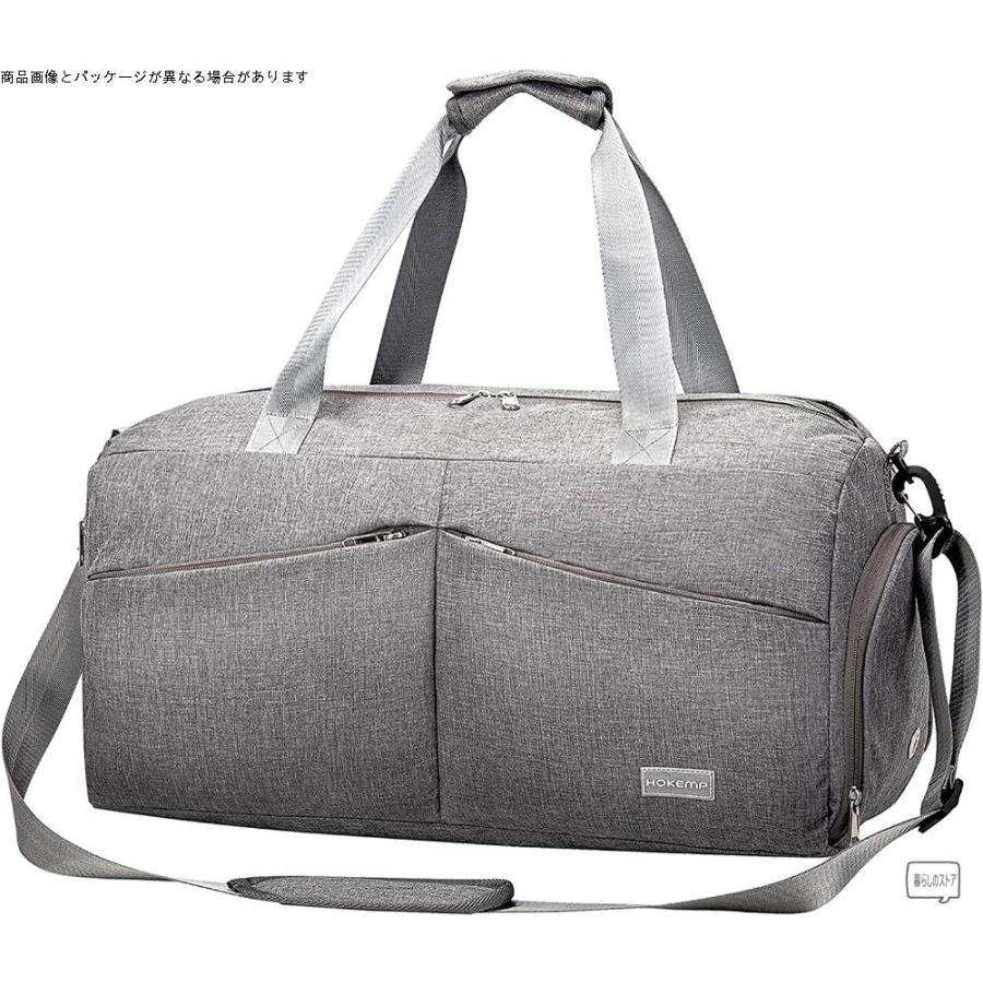 Hokemp ボストンバッグ メンズ レディース 大容量 軽量 45l ジムバッグ スポーツダッフルバッグ スポーツバッグ 修学旅行 旅行バッグ 旅 信頼