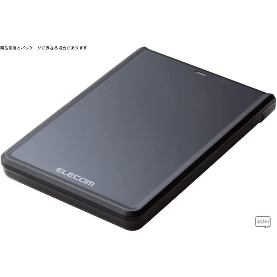 想像を超えての エレコム HDD ポータブルハードディスク 1TB USB3.0 テレビ録画対応 テレビ背面取付キット付属 ELP-EKT010UBK  外付けSSD - folliq4.com