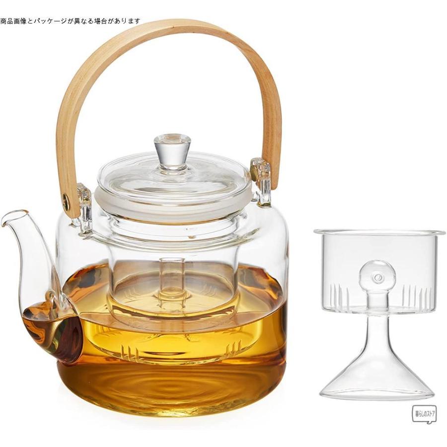 ポカロティー ティーポット 耐熱ガラス やかん おしゃれ 紅茶 ポット 急須 透明ガラスポット 直火対応 大容量 1000ml ガラス茶こし付き 竹 Gys 暮らしのストア 通販 Yahoo ショッピング