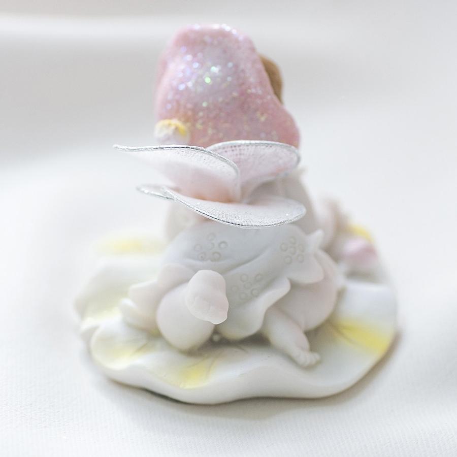 珍！パープルマイカ　蝶　バタフライ　妖精　エンジェル　天然石置物 angel107-bn.jpg