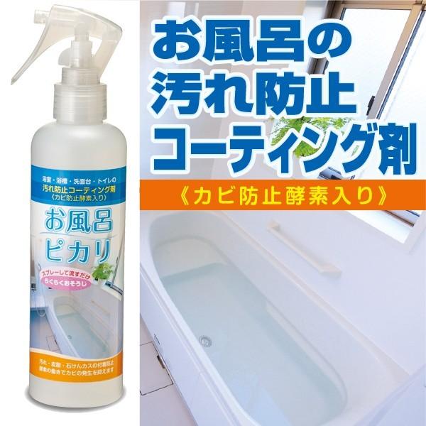 お風呂そうじ 円高還元 汚れ防止コーティング剤 日本製 お風呂ピカリ