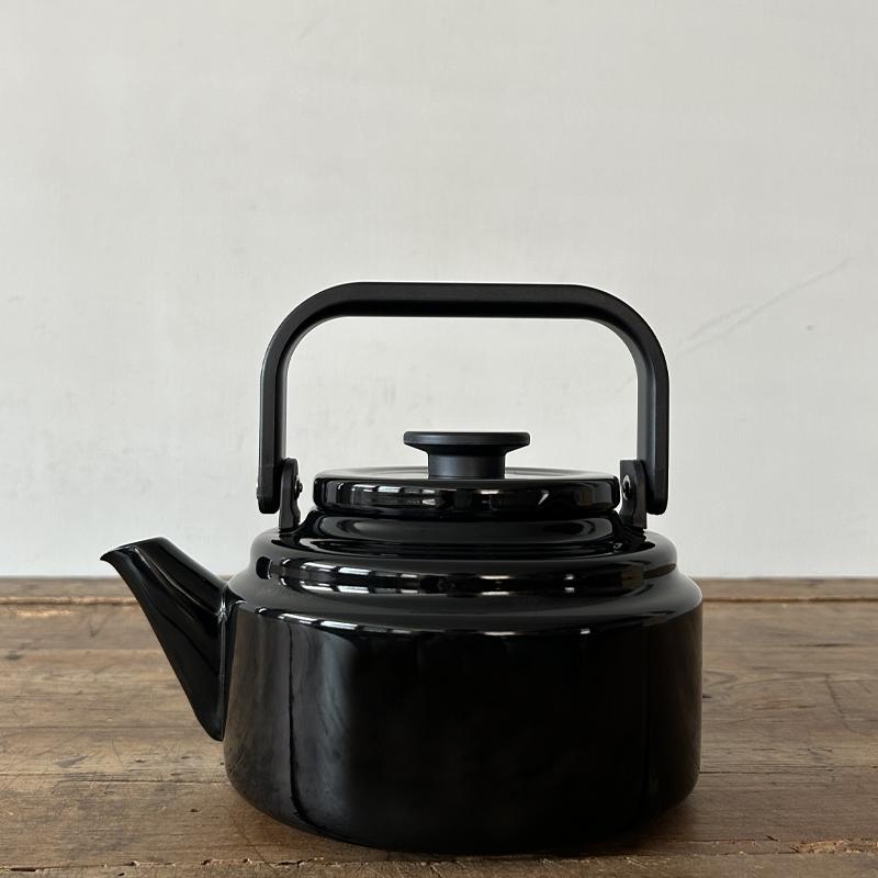 野田琺瑯 アムケトル IH対応 ブラック ホワイト グリーン やかん