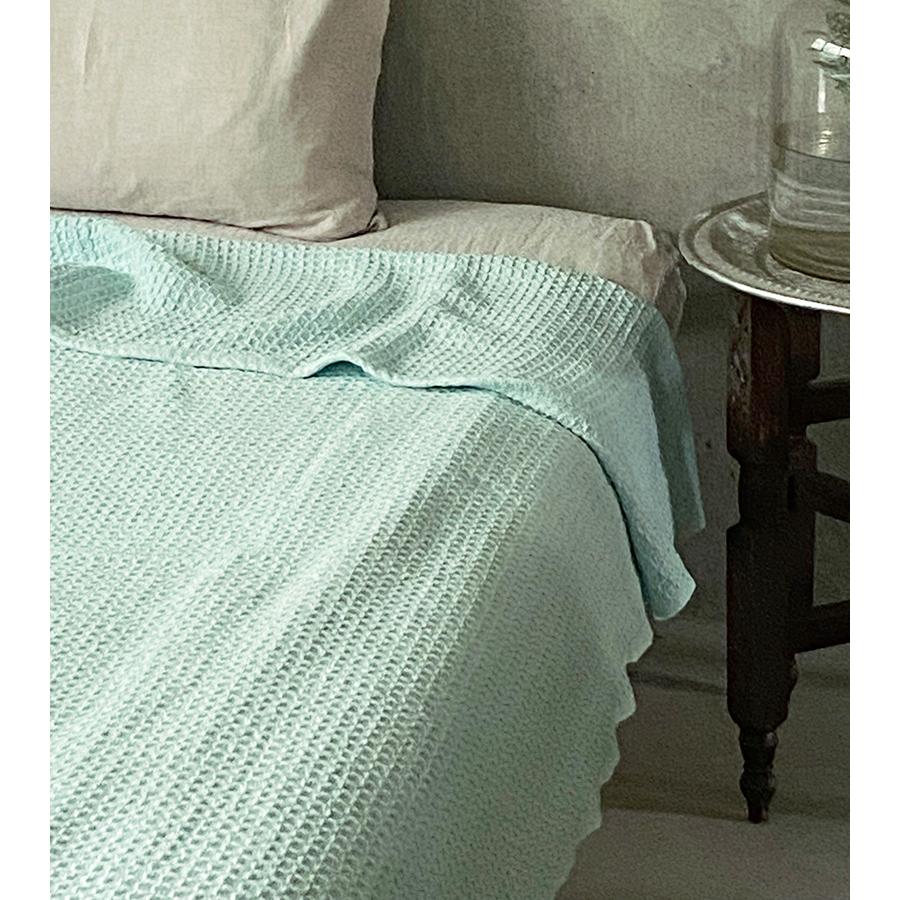 フォグリネンワークfoglinenwork リネンワッフルタオルケットナチュラル リネンウォッシュワッフルタオルケット／fog linen work（フォグリネン