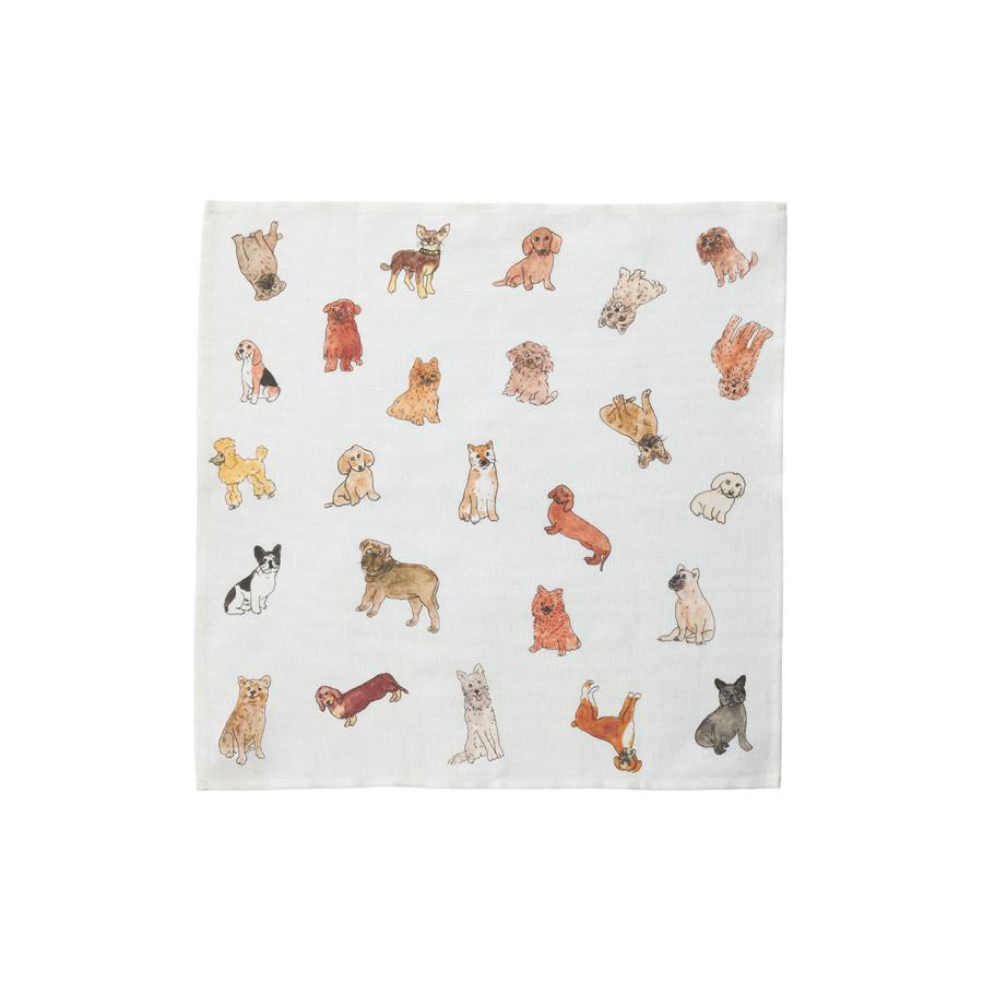 fog linen work（フォグリネンワーク） ハンカチ イザベルボワノ 犬