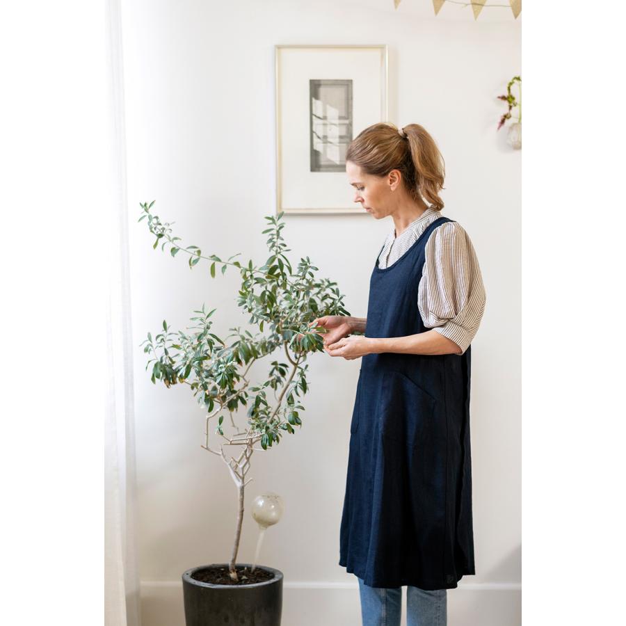 fog linen work フォグリネンワーク リネン オーバーエプロン 麻 fog linen work フォグリネンワーク リネン オーバーエプロン 麻