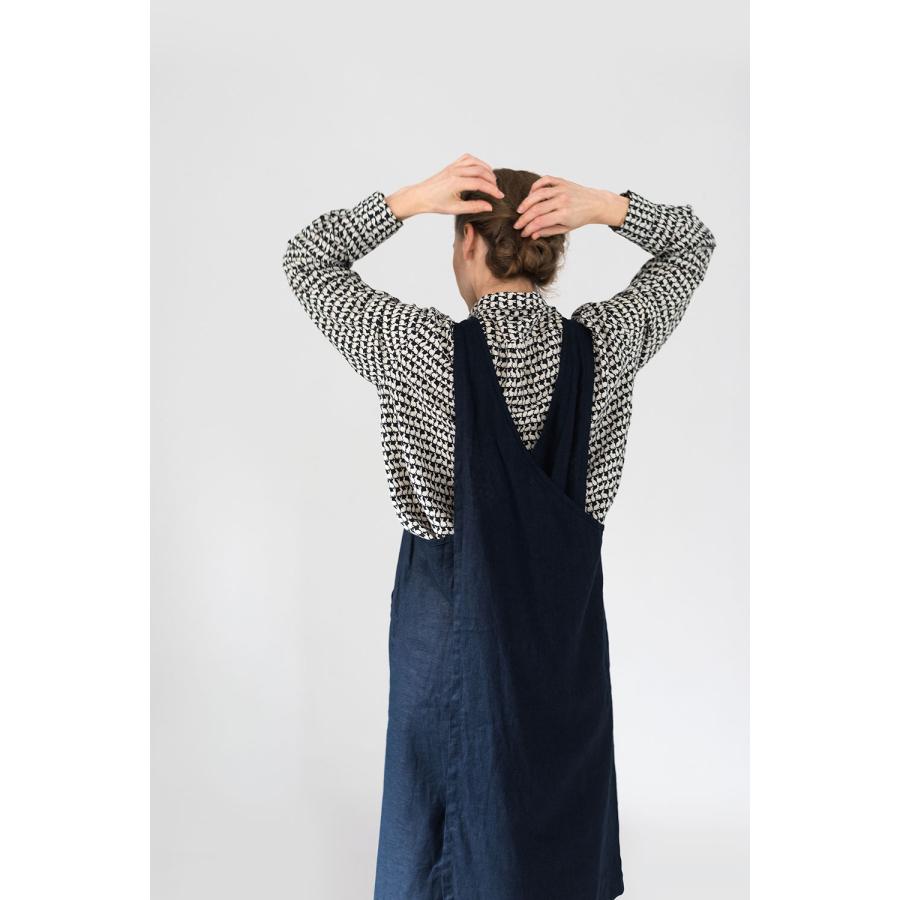 fog linen work フォグリネンワーク リネン オーバーエプロン 麻 fog linen work フォグリネンワーク リネン オーバーエプロン 麻