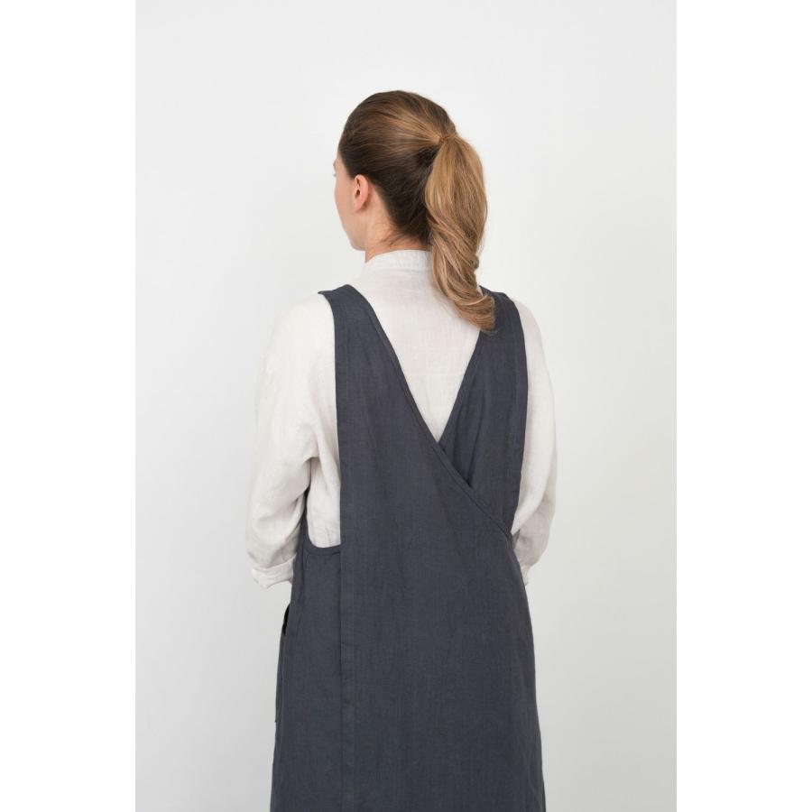 fog linen work（フォグリネンワーク） リネン オーバーエプロン