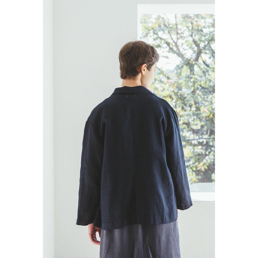 fog linen work フォグリネンワーク ソニア ジャケット ネイビー fog linen work フォグリネンワーク ソニア ジャケット ネイビー