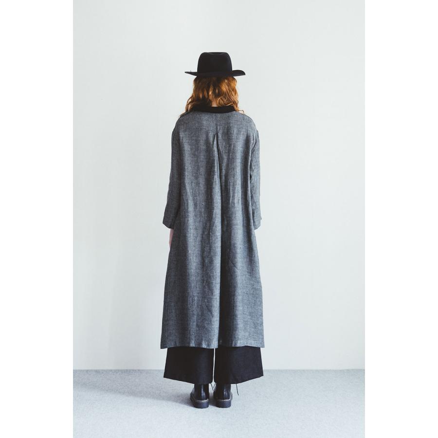 fog linen work フォグリネンワーク ユア ワンピース グレー 