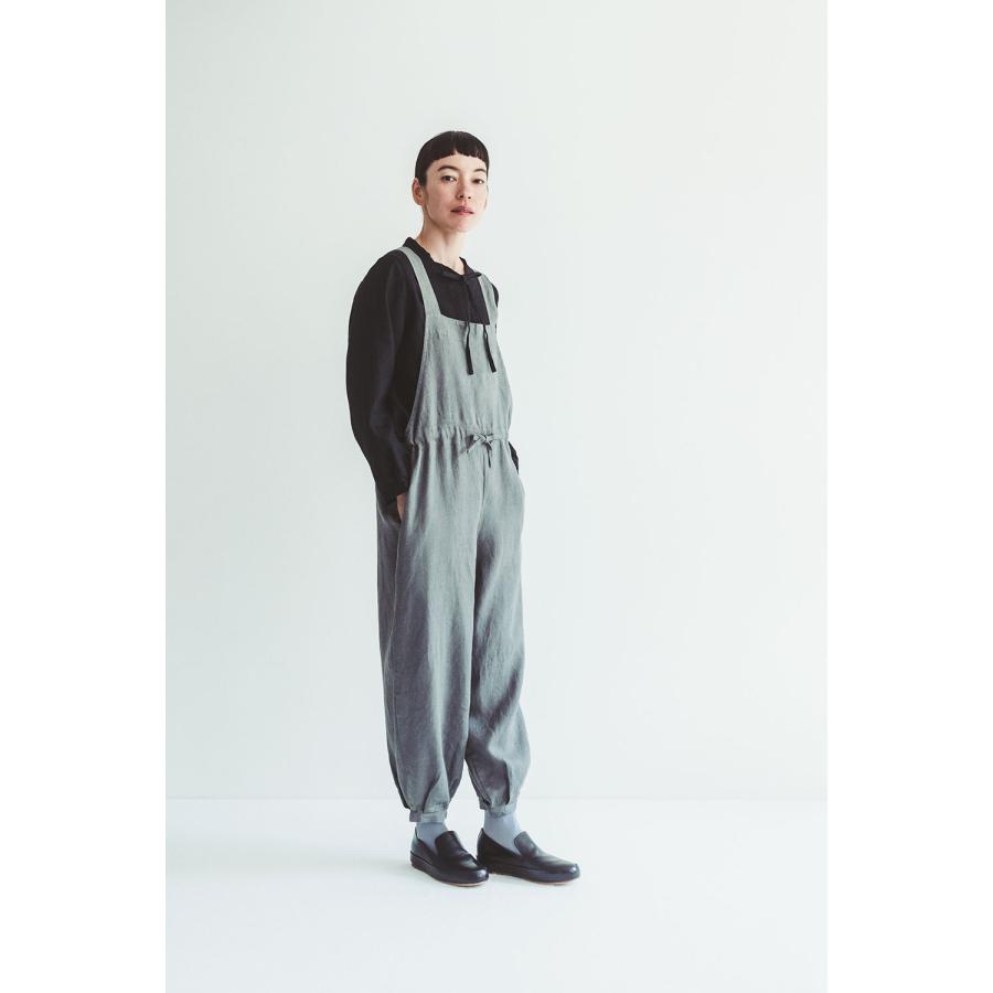 fog linen work フォグリネンワーク ミラ サロペット アシェ fog linen work フォグリネンワーク ミラ サロペット アシェ