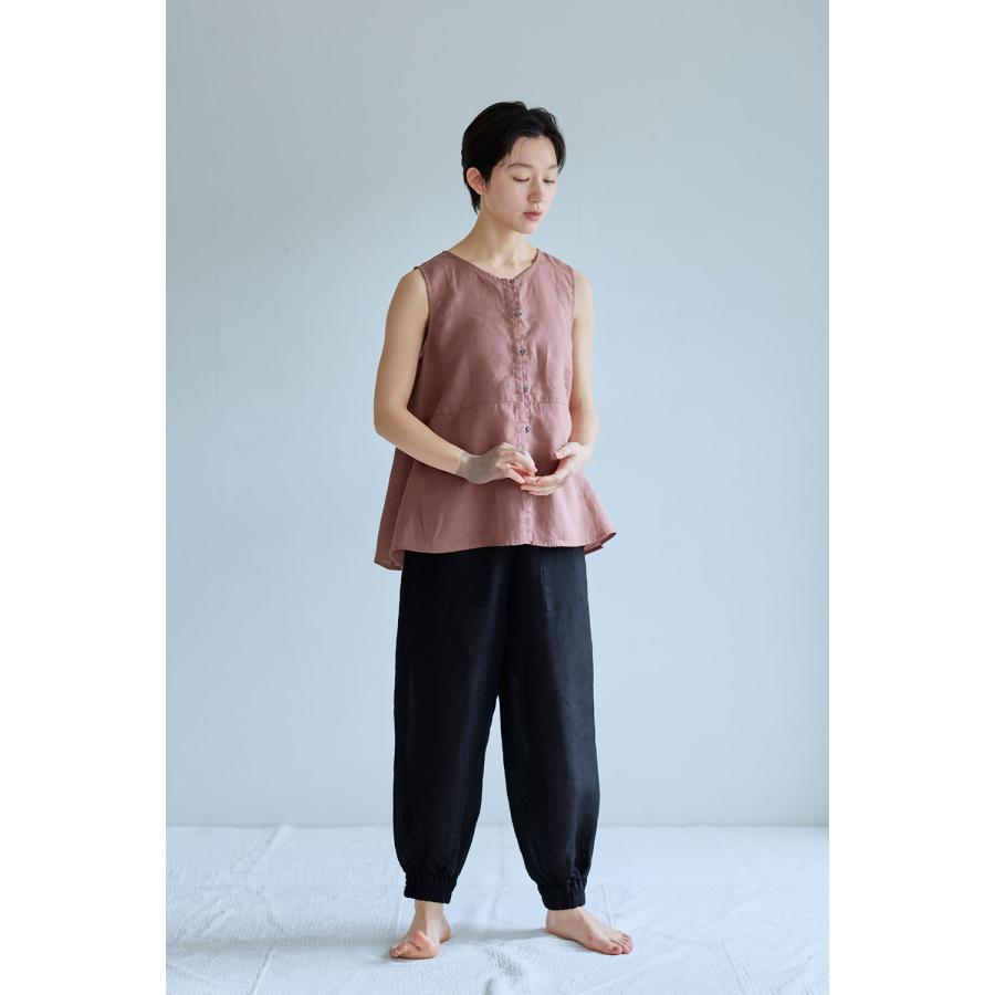fog linen work（フォグリネンワーク） ノエル トップ ブリック シャツ